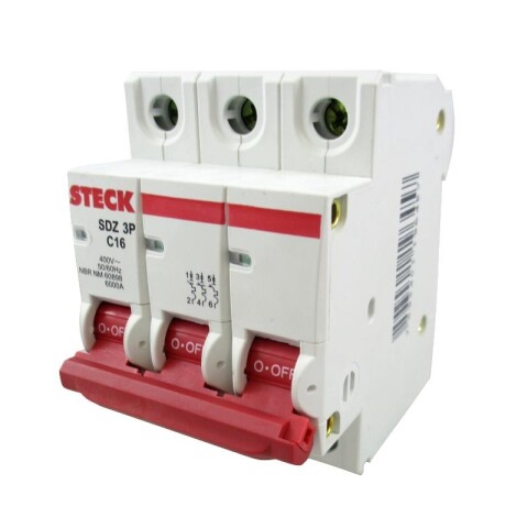 DISYUNTOR DIN 3X 16 A 06 KA STECK DISYUNTOR DIN 3X 16 A 06 KA STECK