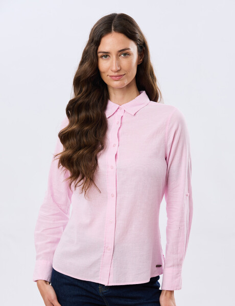 CAMISA LISA DE LINO Rosacla