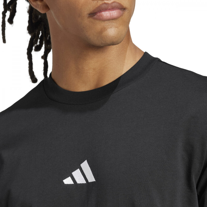 REMERA ADIDAS M SL SJ T Hombre JE9024 Negro-blanco