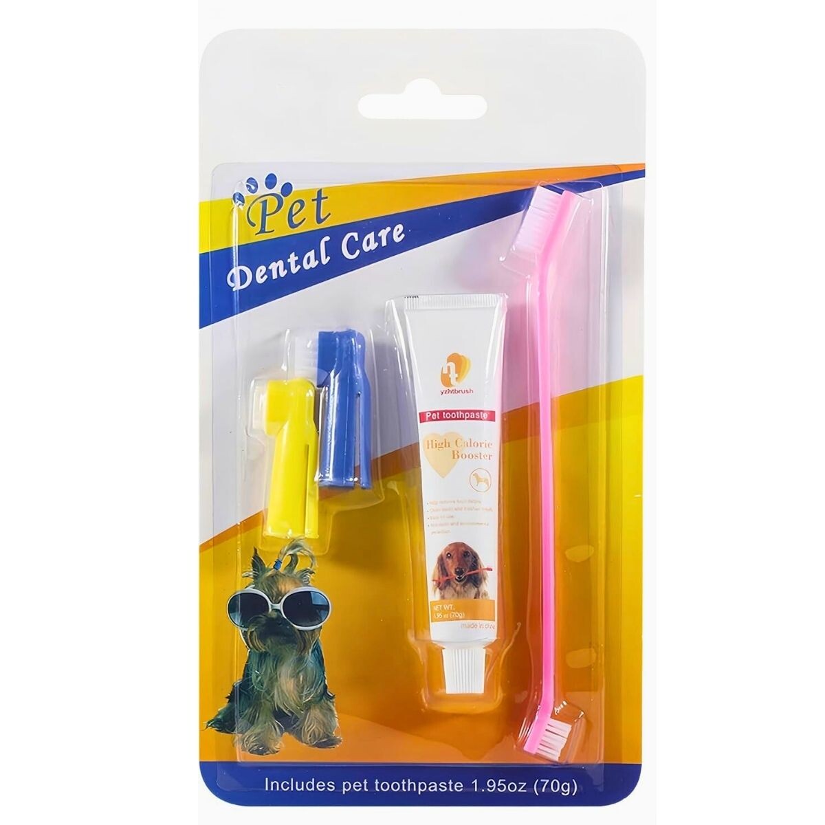 KIT DE LIMPIEZA DENTAL PARA PERROS 