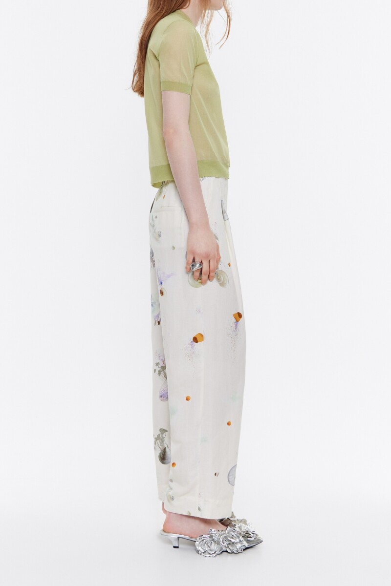 PANTALÓN MUJER WAVES Marfil