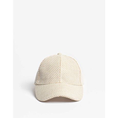 Gorra De Lino Crudo Blanco Crudo