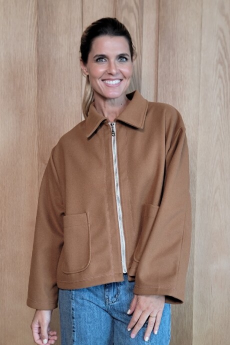 Chaqueta Manhattan Paño camel