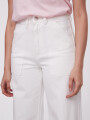 Pantalon Quadrina Marfil / Off White