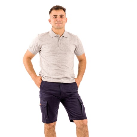 Bermuda Cargo con Spandex Extra Azul