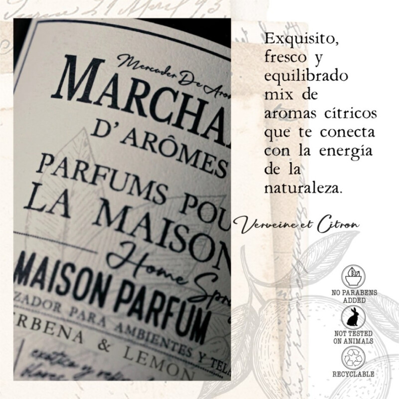 HOME SPRAY MARCHAND VERBENA & LIMON