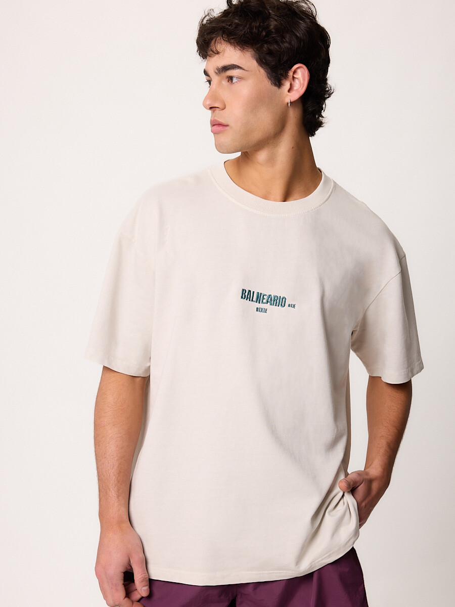 T-SHIRT M/C VITAK DIXIE Gris Claro