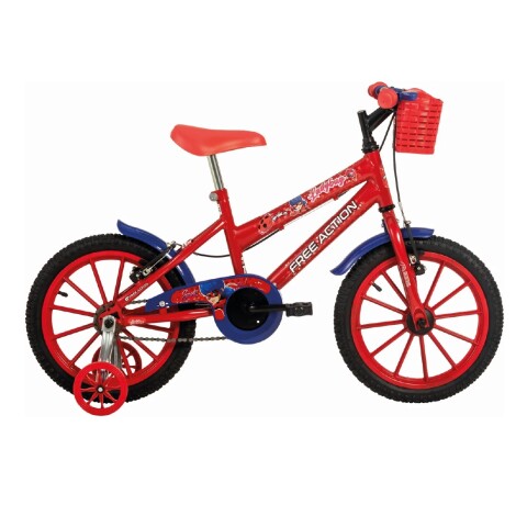 Bicicleta Niña Free Action Lady Bug R.16 Canasto Y Rueditas Rojo 11 " Bicicleta Niña Free Action Lady Bug R.16 Canasto Y Rueditas Rojo 11 "