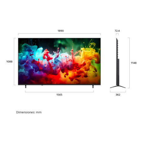 Tv Lg Qned Evo Miniled Ai 4K 85'' 85Qned70