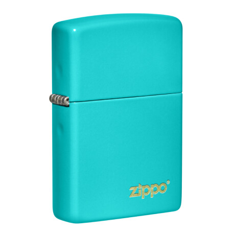 Encendedor Zippo Verde Agua Logo 0