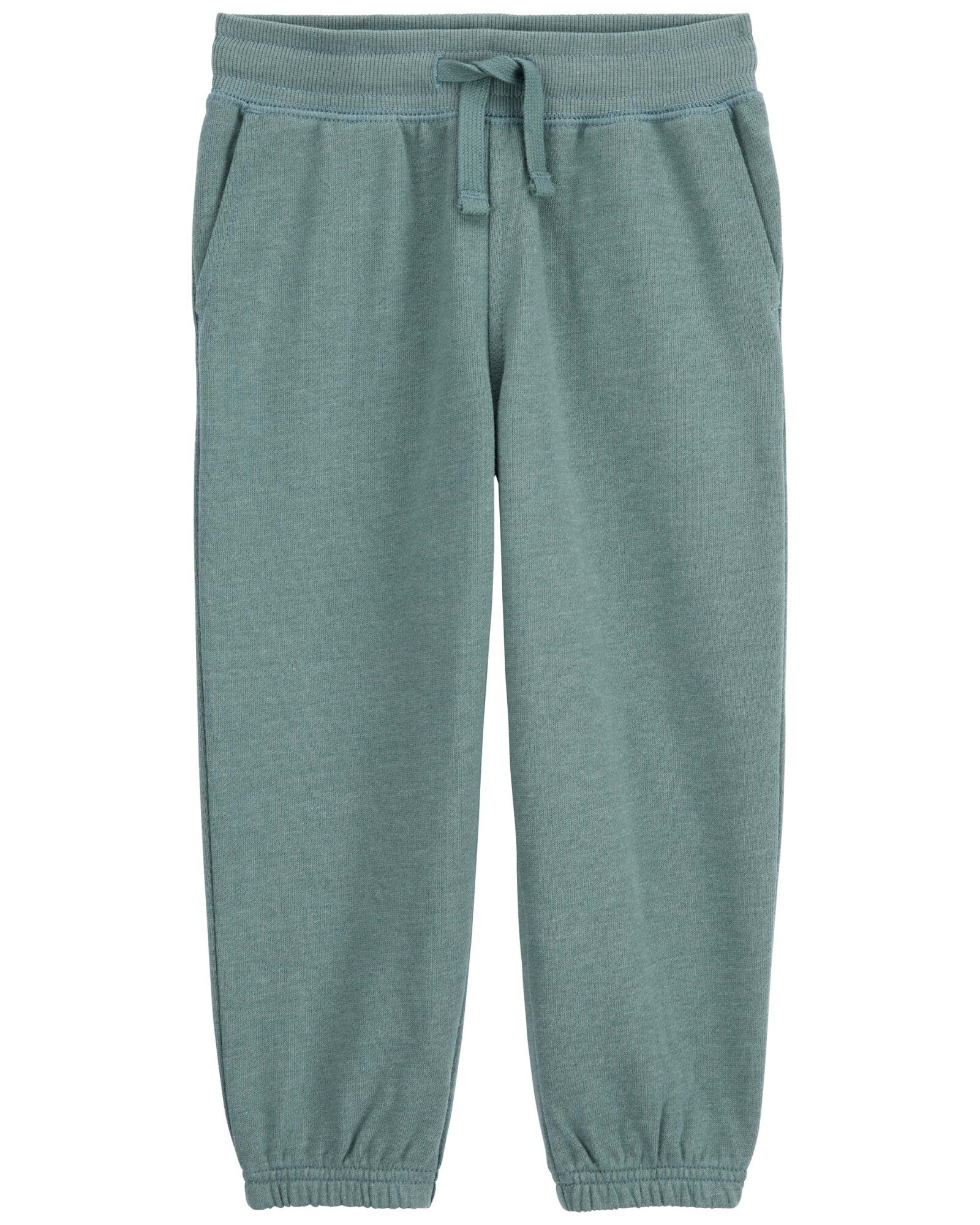 Pantalón deportivo de algodón, con logo, verde. Talles 2-5T Pantalón deportivo de algodón, con logo, verde. Talles 2-5T
