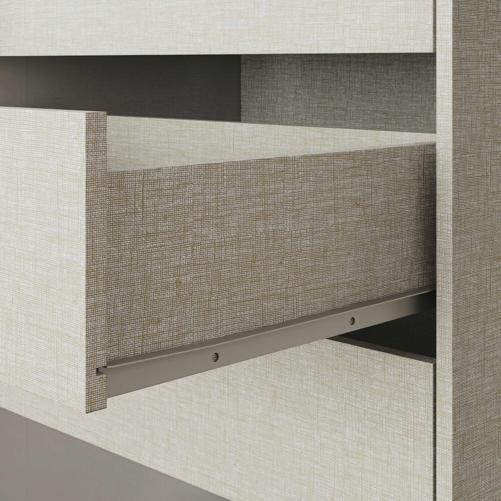 ROPERO VERGGO 2 PUERTAS 3 CAJONES INTERNOS CON ESPEJOS GUARDARROPA CLOSET ARMARIO OFF WHITE