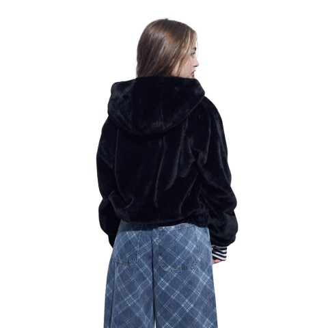 CAMPERA TIPPED S/L NEGRO