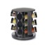 Especiero Giratorio 12 Frascos Vidrio Para Condimentos Cocina Acero Inoxidable Imback Negro Especiero Giratorio 12 Frascos Vidrio Para Condimentos Cocina Acero Inoxidable Imback Negro