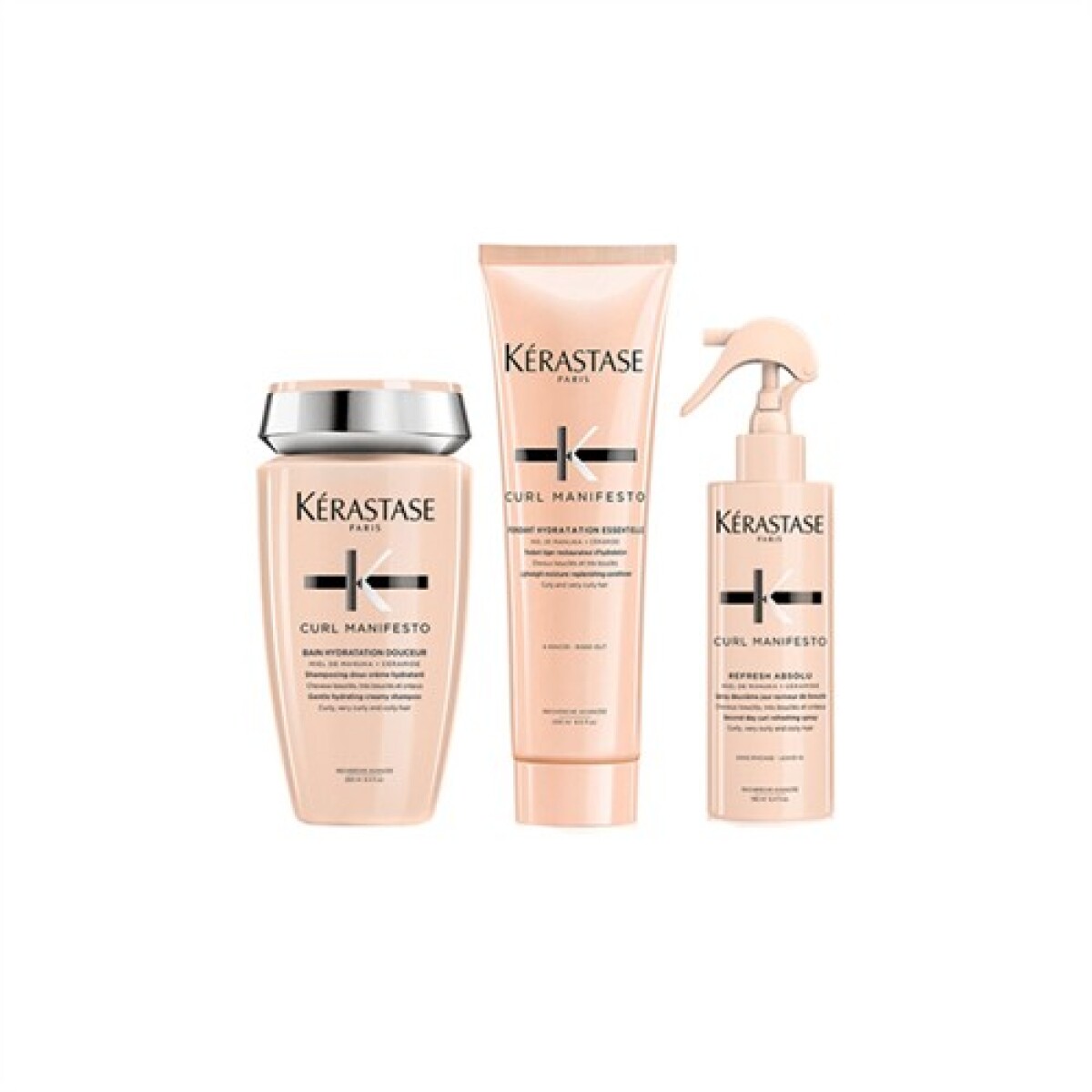 Kérastase Curl Manifesto Bain 250 ml + Fondant 250 ml + Spray 190 ml 
