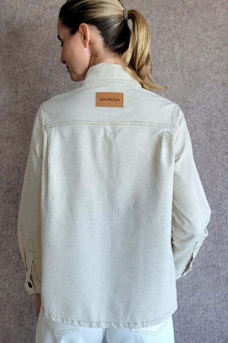 Sobrecamisa Ginebra Beige Melange