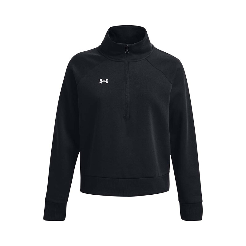 Buzo Under Armour Rival Fleece HZ Mujer 1379492-001 Negro