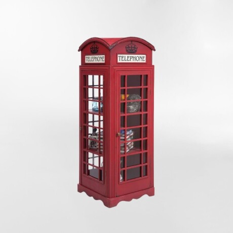 GABINETE LONDON TELEPHONE ROJO