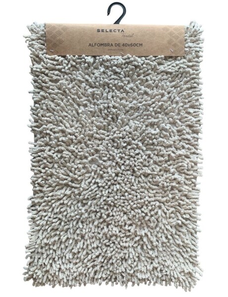 ALFOMBRA RECT BAÑO MONTAÑAS SHAGGY NATURAL 40X60CM ALFOMBRA RECT BAÑO MONTAÑAS SHAGGY NATURAL 40X60CM