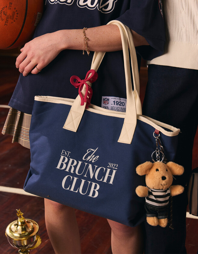 Shopper Cartera Shopper "campus Club" - Azul Medio