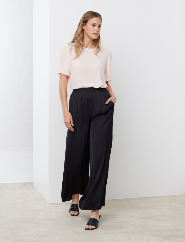 Pantalon Palazzo NEGRO