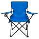 Silla Camping Pesca Plegable Estructura Metal Azul