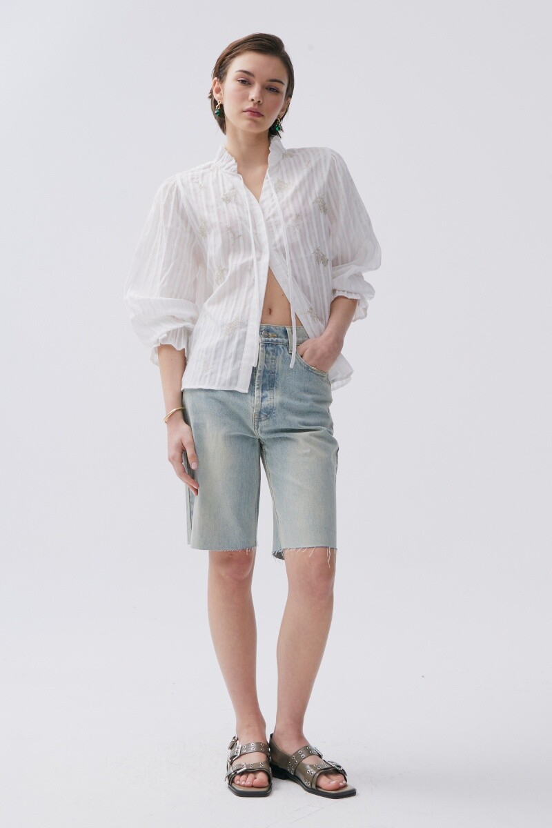 Camisa Blossom Blanco