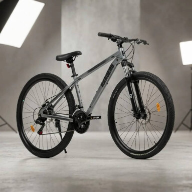 Bicicleta MTB BKE-I-29-LG Randers Kawill R29 21v Negro Gris Bicicleta MTB BKE-I-29-LG Randers Kawill R29 21v Negro Gris