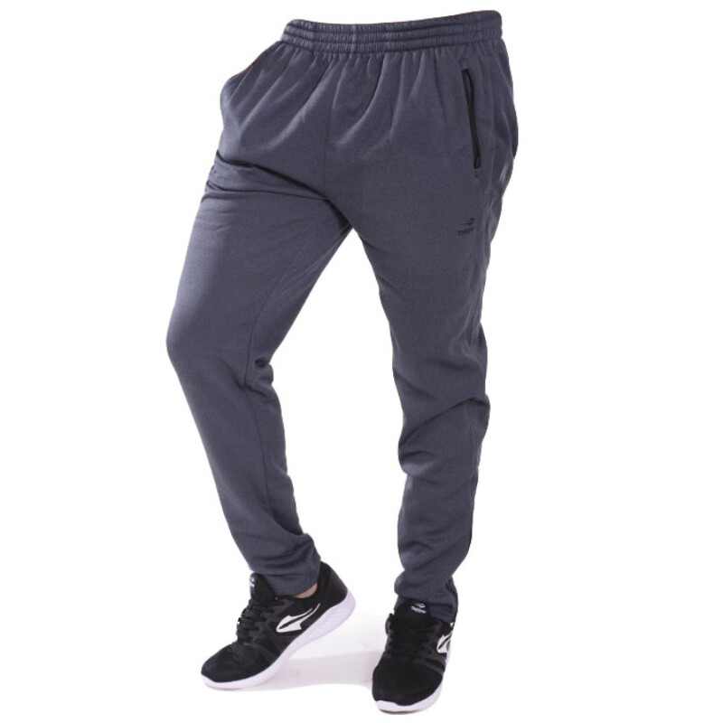 Pantalón de Hombre Topper Poly Fleece Negro Melange