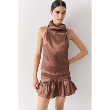 TOP HALTER PARTY Cobre