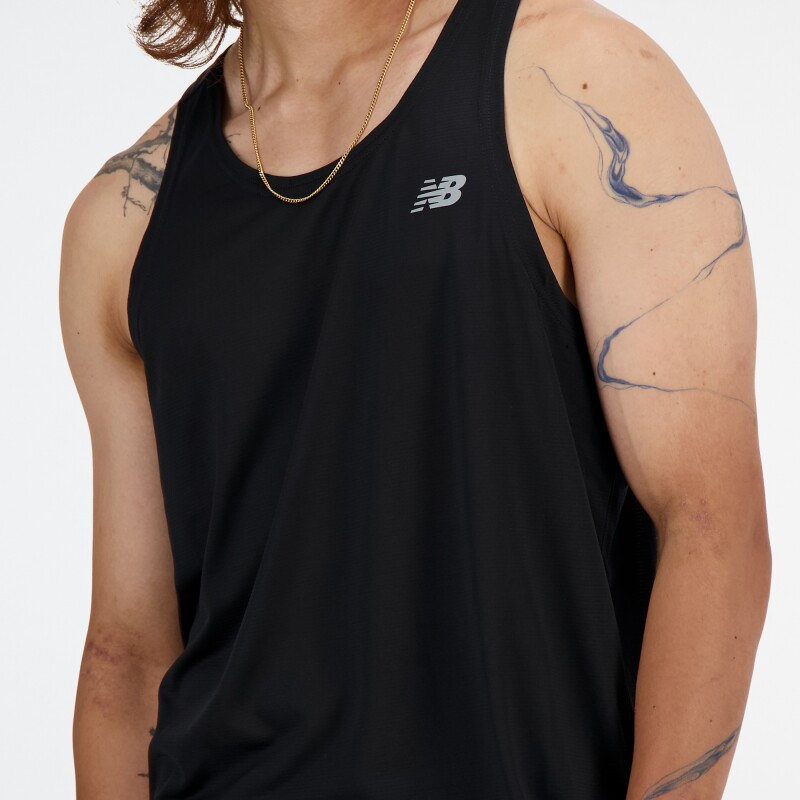 Musculosa New Balance - Sport Essentials - MT41220BK BLACK
