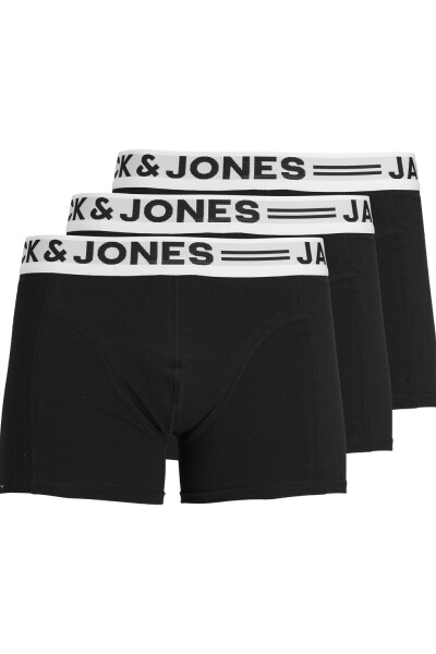 Pack "sense" 3 Boxers Trunks Black