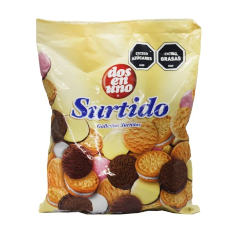 Galletita Surtida DOS EN UNO 400grs Galletita Surtida DOS EN UNO 400grs