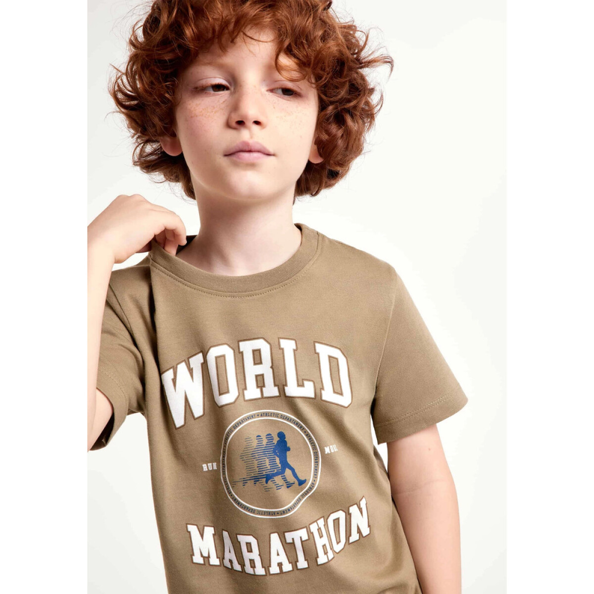 CAMISETA MM MASC - MARROM 