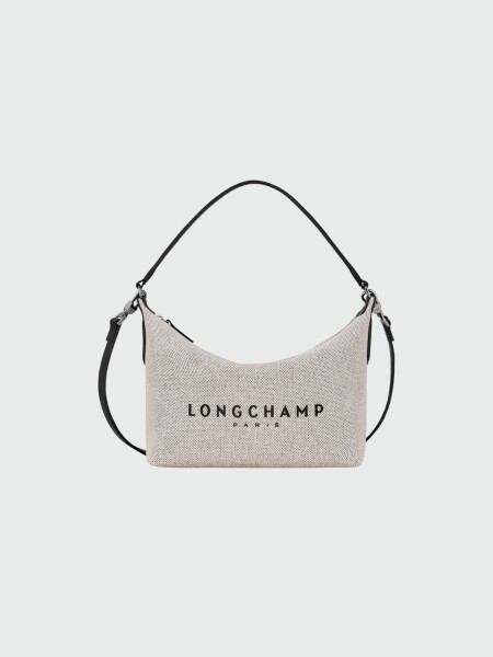 Longchamp -Bolso de hombro talle S, Roseau Marfil