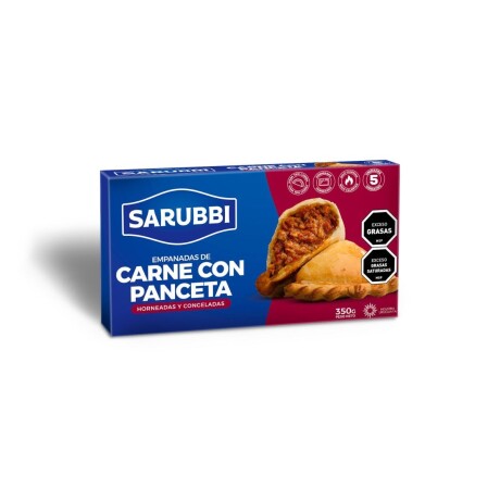 Caja x5 de Empanadas Carne y Panceta Sarubbi 350Gr 001