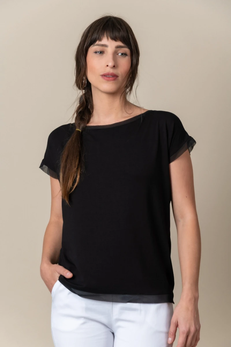 REMERA SIENNA - Negro 