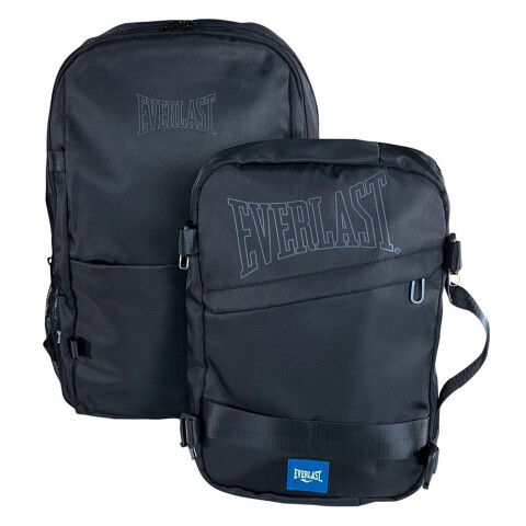 MOCHILA DUO EVERLAST BK NEGRO