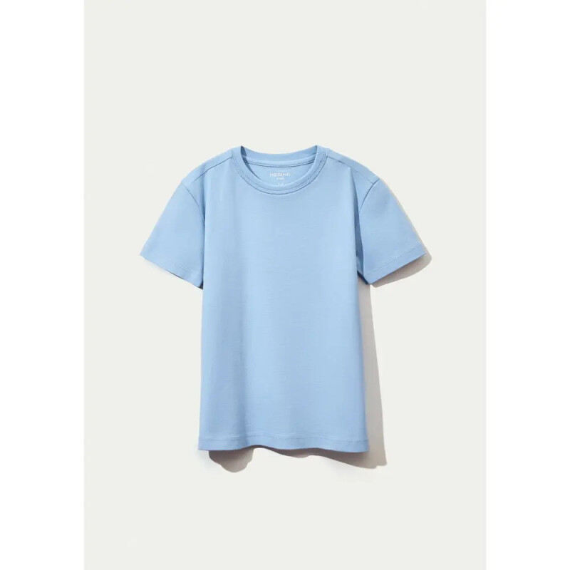 CAMISETA MM MASC AZUL CLARO