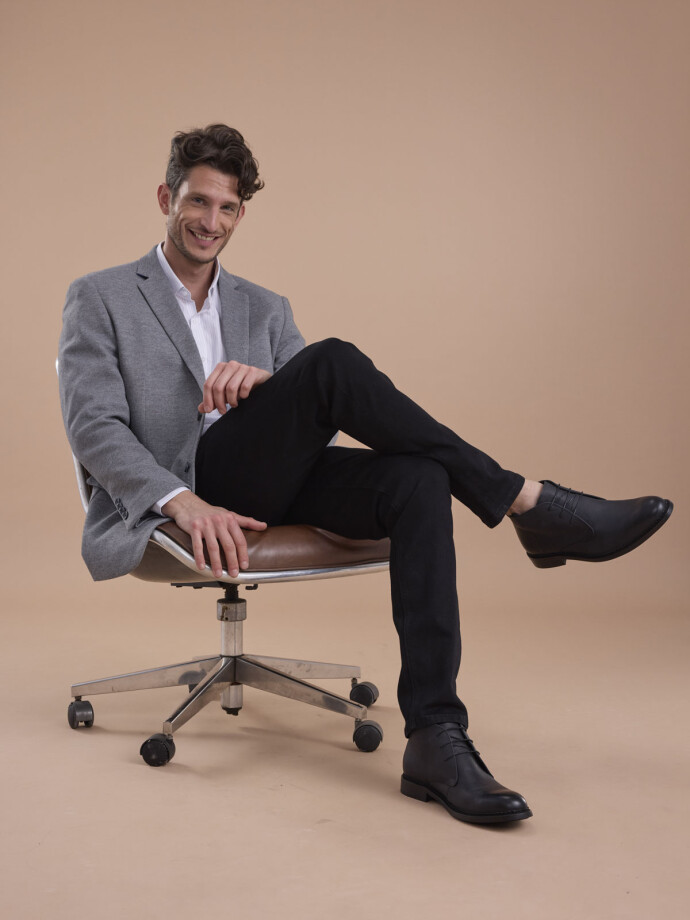 BLAZER DON 2.0 GRIS OSCURO MELANGE