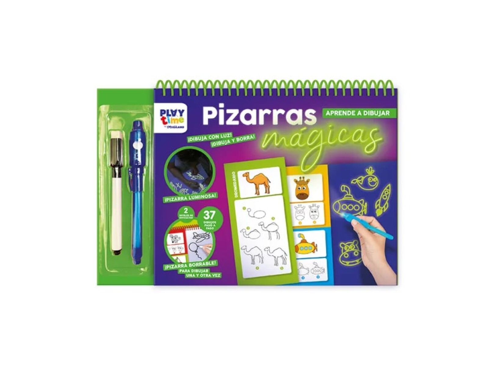 Pizarras Magicas Pintaluz - Aprende a Dibujar 