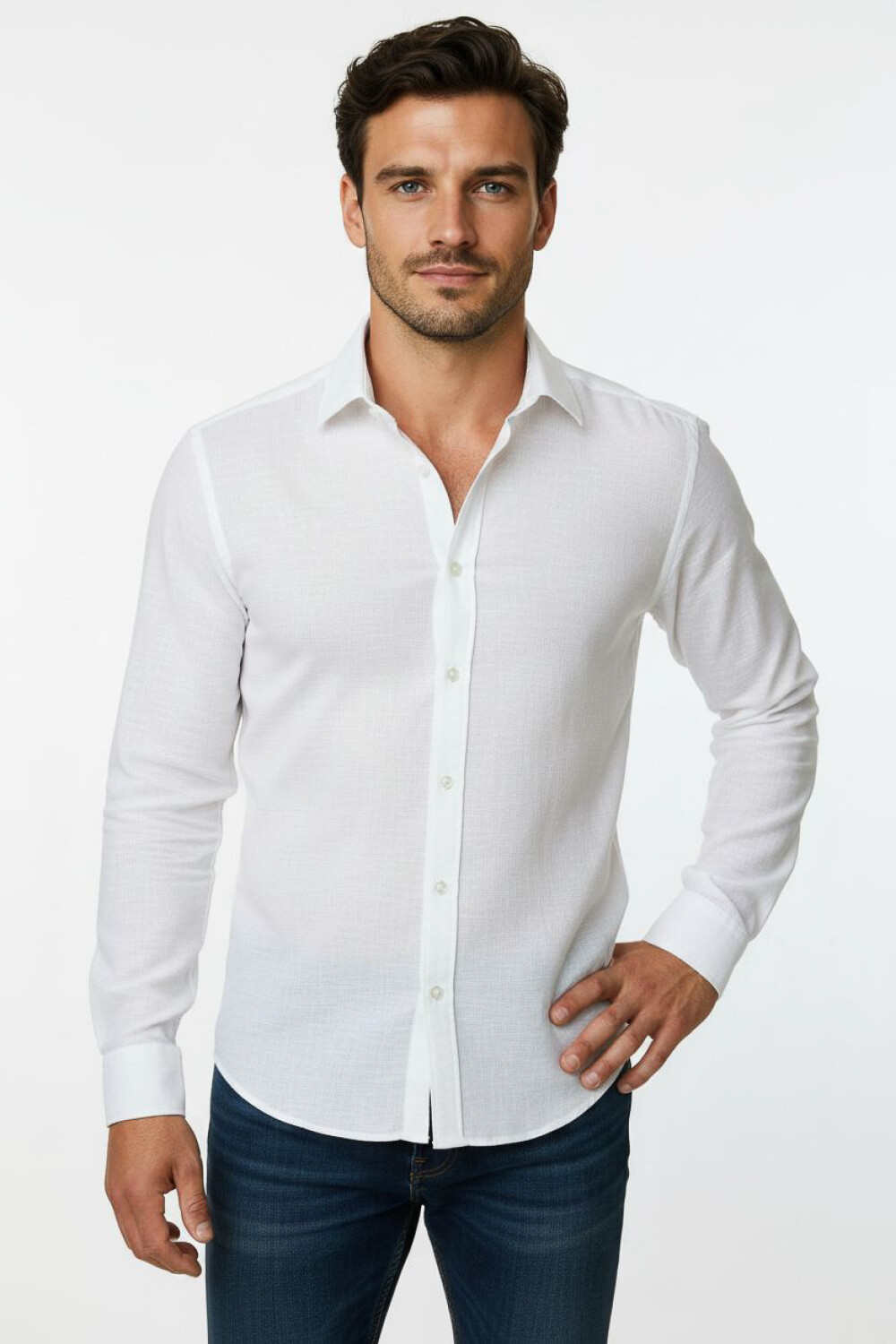Camisa Ruedo Marfil / Off White