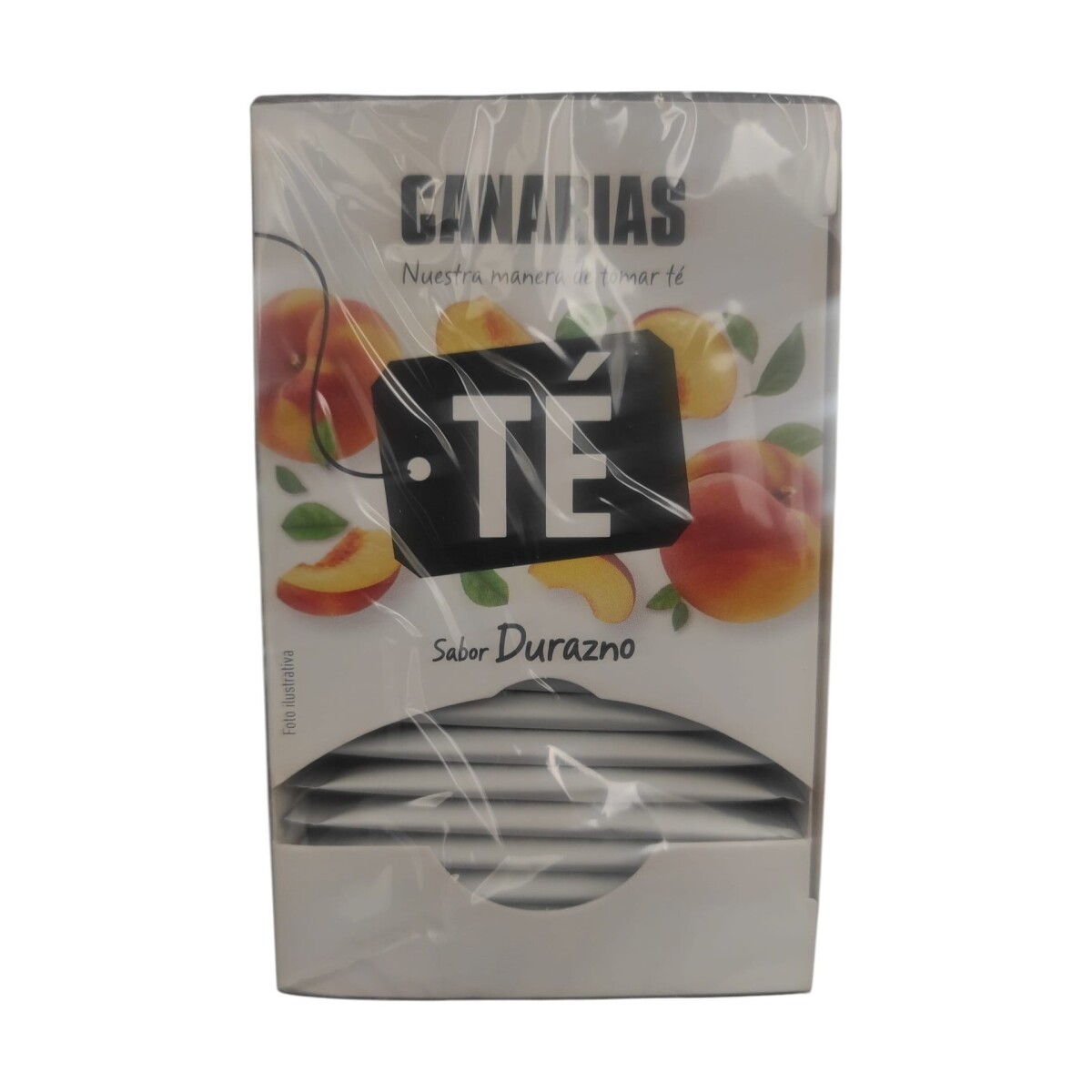 Caja X20 Té Negro Sabor Durazno Canarias 40GR 