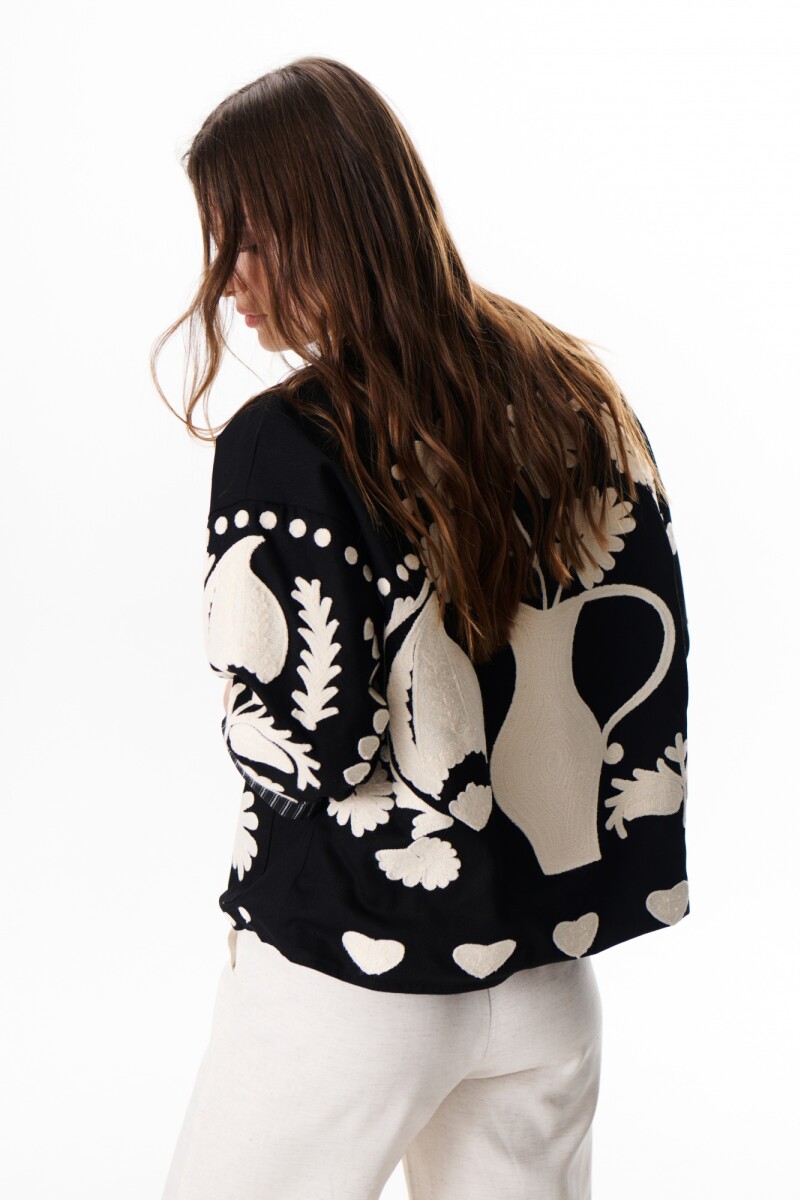 CHAQUETA ANFORA NEGRA