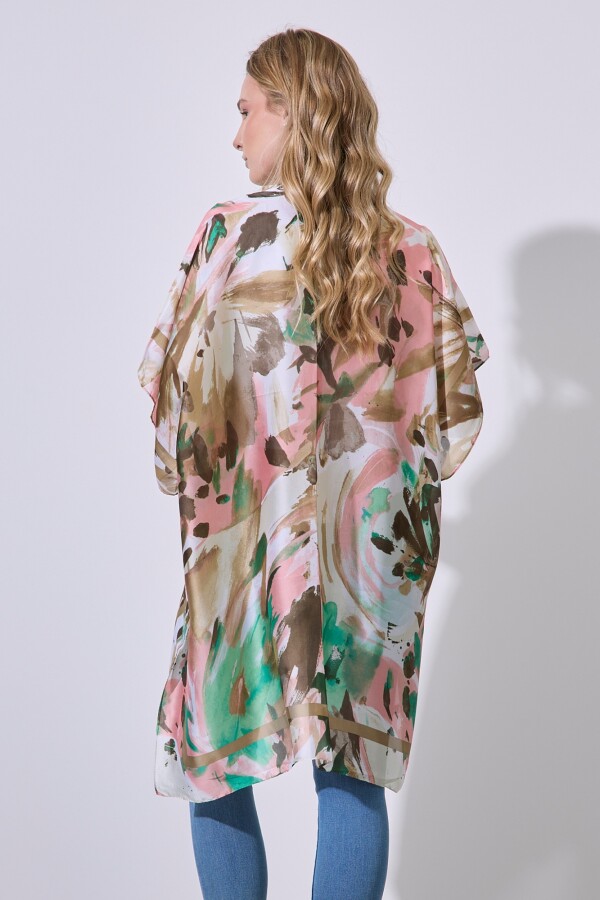 Kimono Printed MULTI/BEIGE