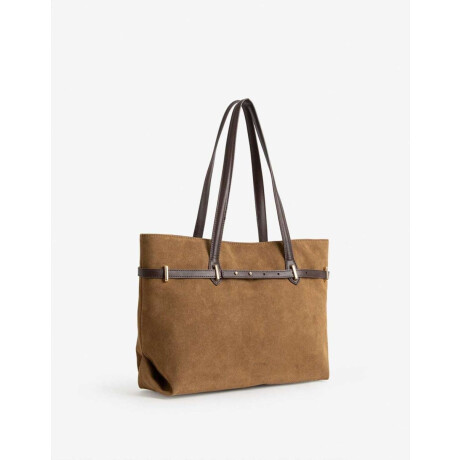 Cartera Shopper Marron camel