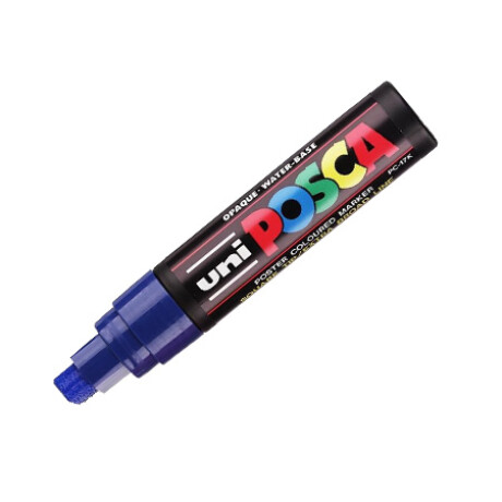 MARCADOR UNI POSCA 15 MM AZUL MARCADOR UNI POSCA 15 MM AZUL