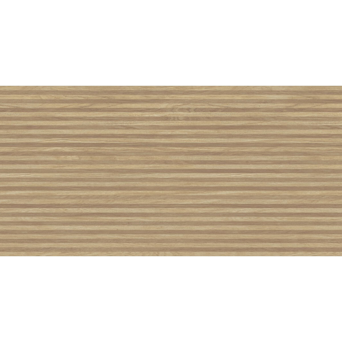 Ceramica 61X121 Diseño Ripado Fileto Canela 