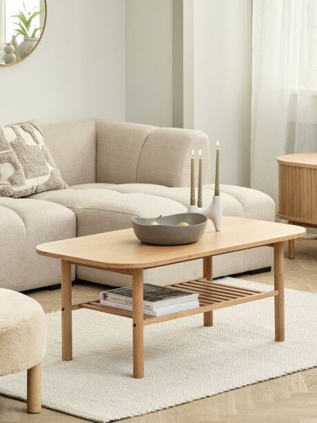 Mesa de centro LYNGVIG 60x110 c/estante roble nat Mesa de centro LYNGVIG 60x110 c/estante roble nat