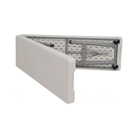 BANCO PLEGABLE POLIETILENO-Y-METAL BLANCO BAGAN